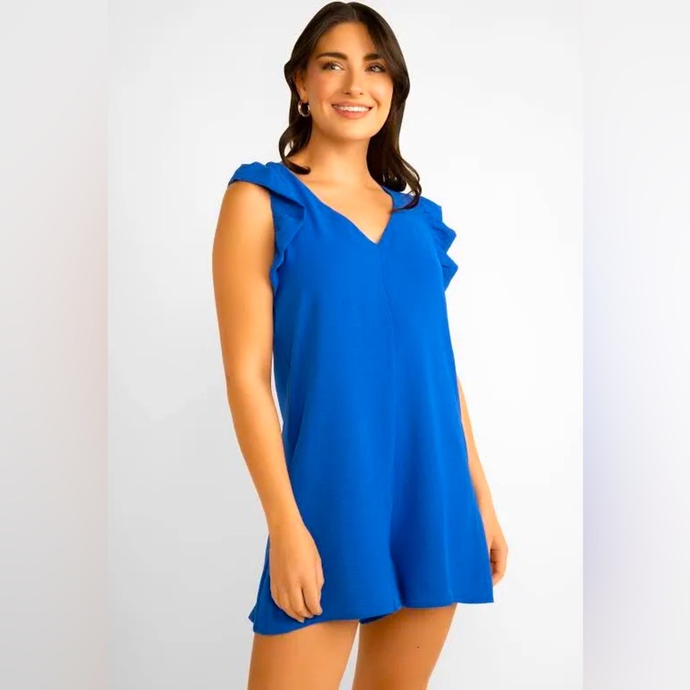 Keeley Romper Blue